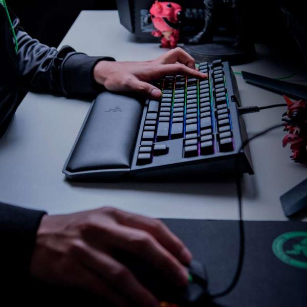 RAZER BlackWidow Tournament Edition Chroma V2 RGB Tenkeyless Mechanical Gaming keyboard ( Razer Orange Switch )