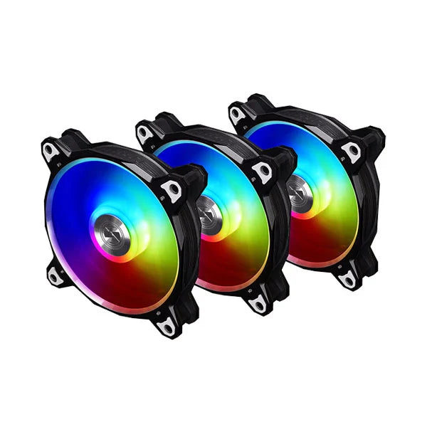 LIAN LI Bora Digital 120mm ARGB Cabinet Fan (Black) (Triple Pack)