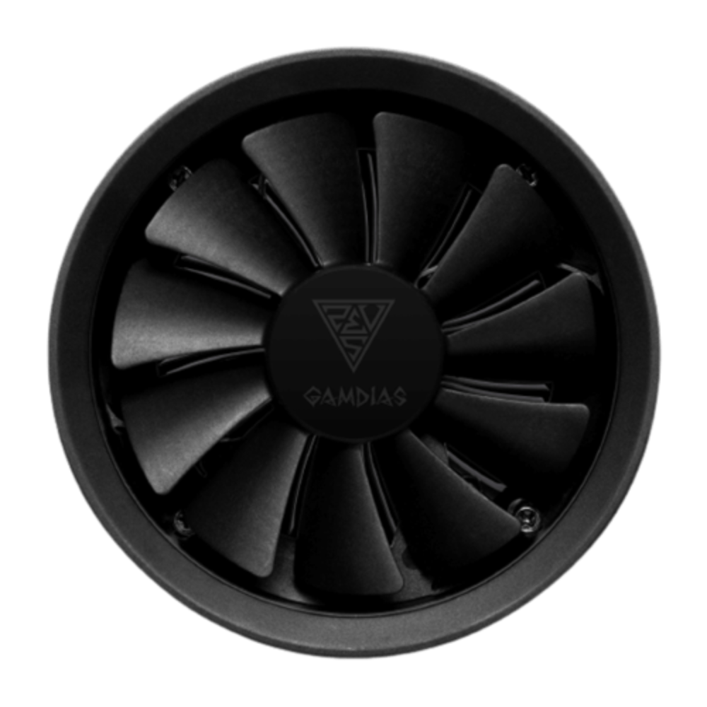 GAMDIAS Boreas E1L-010 RGB 90mm Single Tower CPU Air Cooler ( Black )