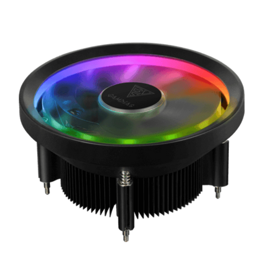 GAMDIAS Boreas E1L-010 RGB 90mm Single Tower CPU Air Cooler ( Black )