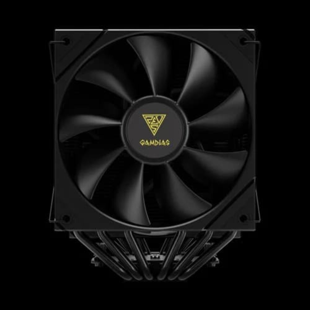 GAMDIAS Boreas P2-62D 120mm Dual Tower CPU Air Cooler ( Black ) ( With LCD Display )