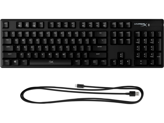 HYPERX Alloy Origins Full Size RGB Mechanical Gaming Keyboard (HyperX Aqua Switch)