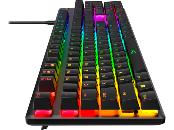 HYPERX Alloy Origins Full Size RGB Mechanical Gaming Keyboard (HyperX Aqua Switch)