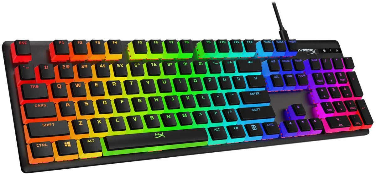 HYPERX Pudding Keycaps Double Shot PBT (Black)