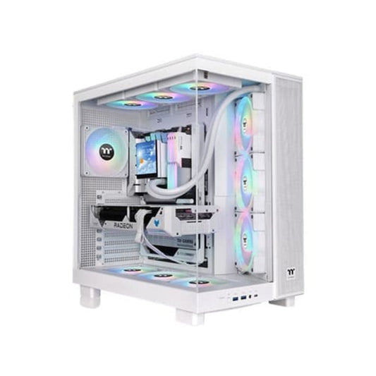 THERMALTAKE View 380 XL TG ARGB ATX Mid Tower Cabinet (White)