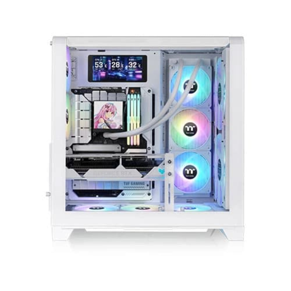 THERMALTAKE View 390 Air ARGB ATX Mid Tower Cabinet ( Snow White )