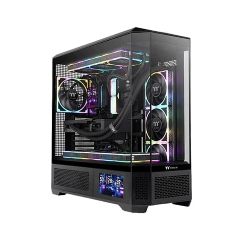 THERMALTAKE View 600 TG ARGB EATX Full Tower Cabinet (Black)