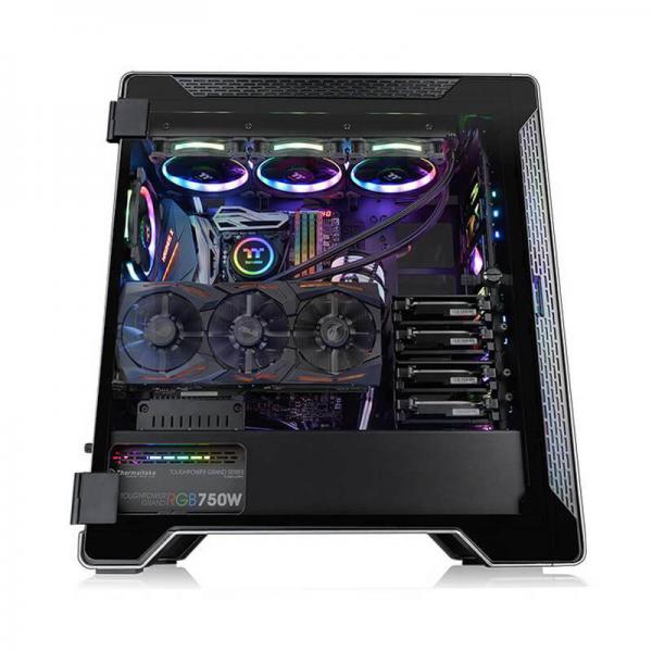 THERMALTAKE A500 Aluminium ATX Mid Tower Cabinet (Space Grey)