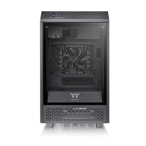 THERMALTAKE The Tower 100 ITX Mini Tower Cabinet (Black)