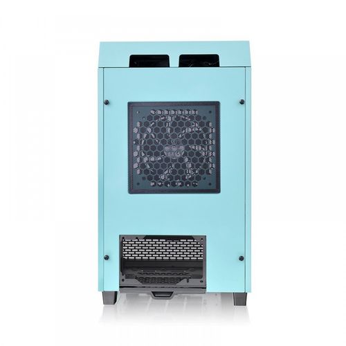 THERMALTAKE Tower 100 TG Type-C ITX (USB-3.2 Gen 2) Mini Tower Cabinet (Turquoise)