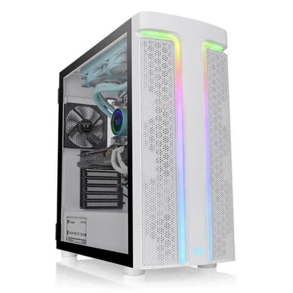 THERMALTAKE H590 Snow ARGB EATX Mid Tower Cabinet (White)