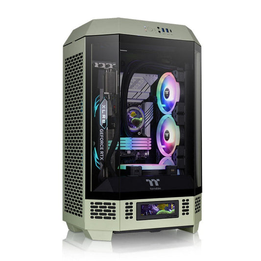 THERMALTAKE The Tower 300 MATX Mini Tower Cabinet ( Matcha Green )
