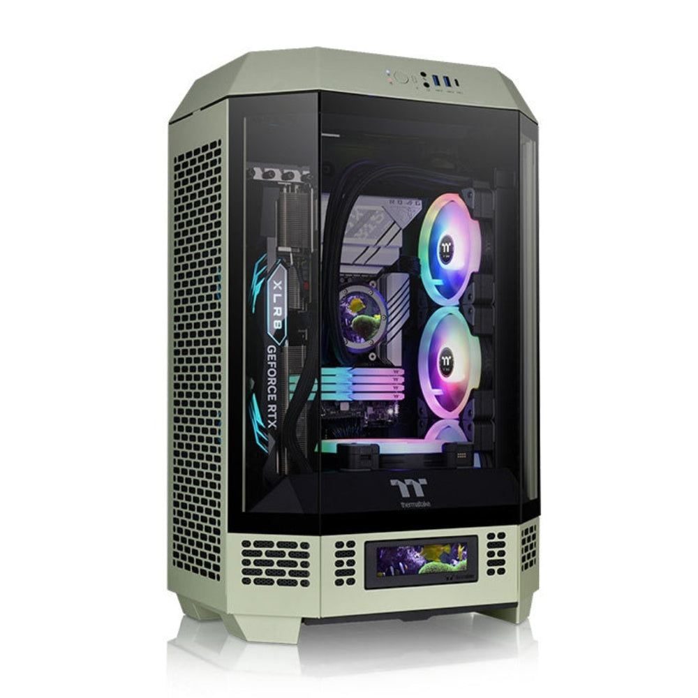 THERMALTAKE The Tower 300 MATX Mini Tower Cabinet ( Matcha Green )