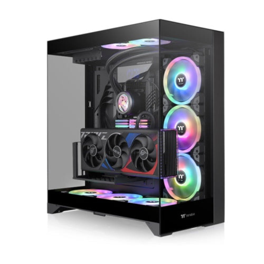 THERMALTAKE CTE E550 TG ARGB EATX Mid Tower Cabinet ( Black )