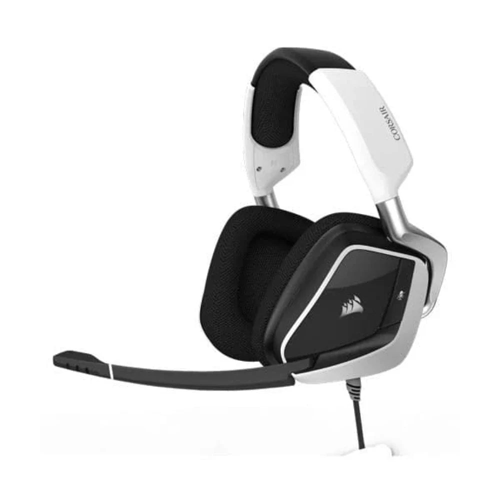 CORSIR Void Pro RGB USB 7.1 Surround Gaming Headphone With Mic ( White ) ( PC/Mobile/Mac/Xbox )