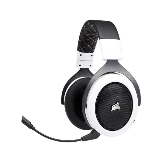 CORSAIR HS70 3.5mm Wireless 7.1 Surround Gaming Headphone With Mic ( White ) ( PC/Mobile/Mac/Xbox )