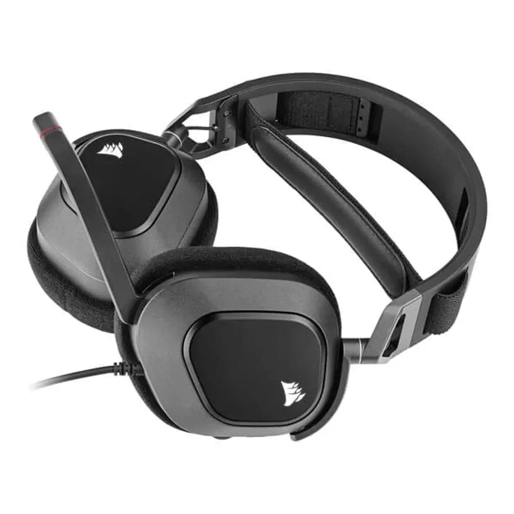 CORSAIR HS80 RGB USB 7.1 Surround Gaming Headphone With Mic ( Carbon ) ( PC/Mobile/PS )