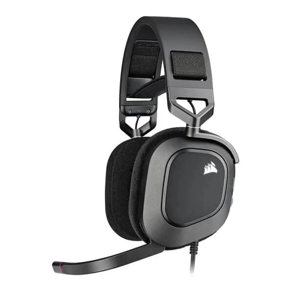 CORSAIR HS80 RGB USB 7.1 Surround Gaming Headphone With Mic ( Carbon ) ( PC/Mobile/PS )