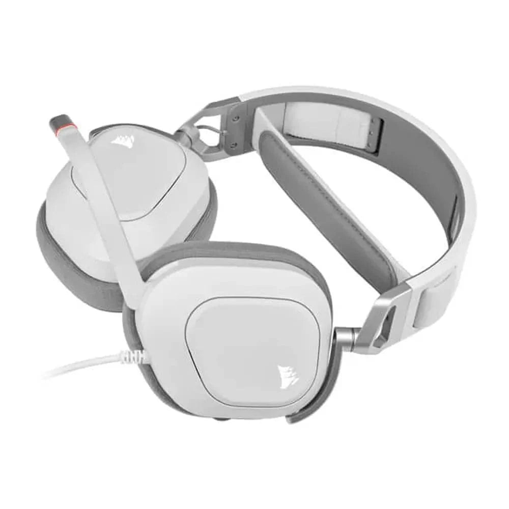 CORSAIR HS80 RGB USB 7.1 Surround Gaming Headphone With Mic ( White ) ( PC )