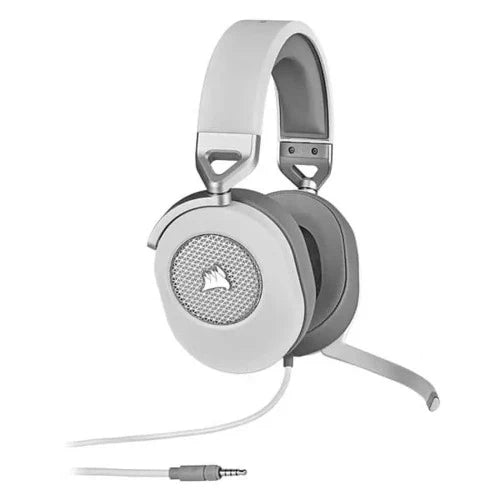 CORSAIR HS65 Wired 7.1 Surround Gaming Headphone With Mic ( White ) ( PC/Mobile/Mac/Xbox )