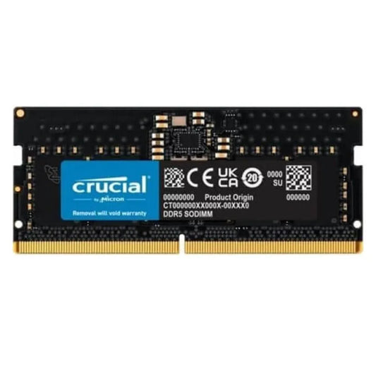 CRUCIAL 16GB ( 16GB x 1 ) 4800MHz DDR5 Laptop RAM ( CL40 )