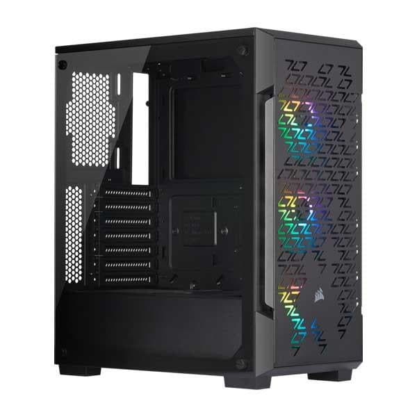 CORSAIR iCUE 220T RGB ATX Mid Tower Cabinet (Black)