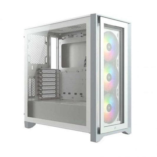 CORSAIR 4000X RGB ATX Mid Tower Cabinet (White)