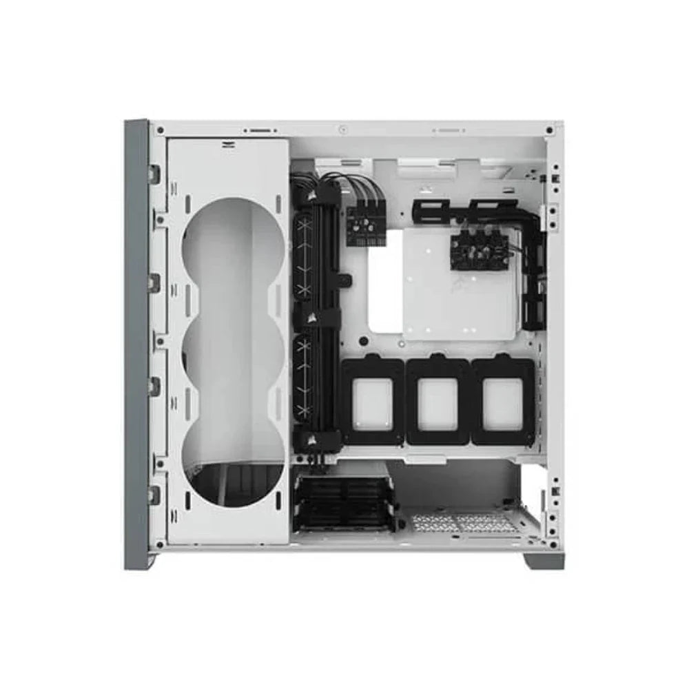 CORSAIR iCUE 5000X RGB ATX Mid Tower Cabinet (White)