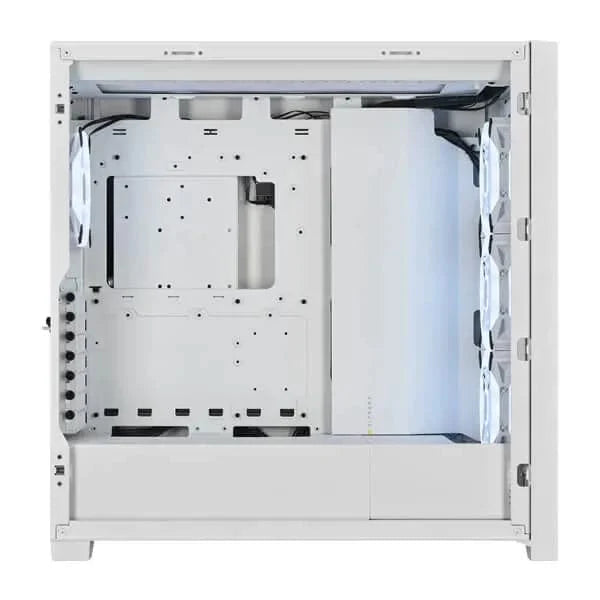 CORSAIR iCUE 5000X RGB QL Edition EATX Mid Tower Cabinet (White)