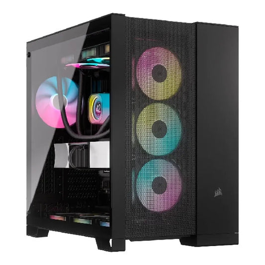 CORSAIR 6500D Airflow EATX Mid Tower Dual Chamber Cabinet (Black)