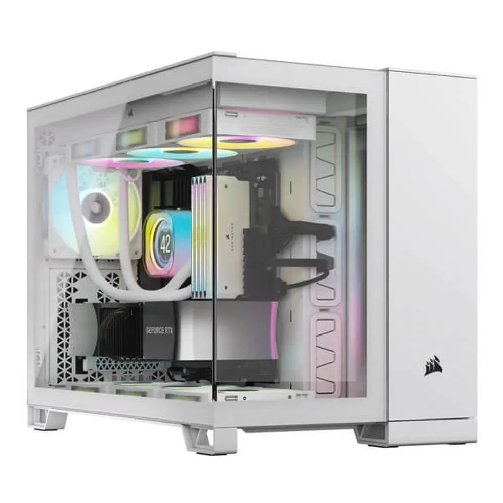 CORSAIR 2500X ATX Mid Tower Dual Chamber Cabinet (White)