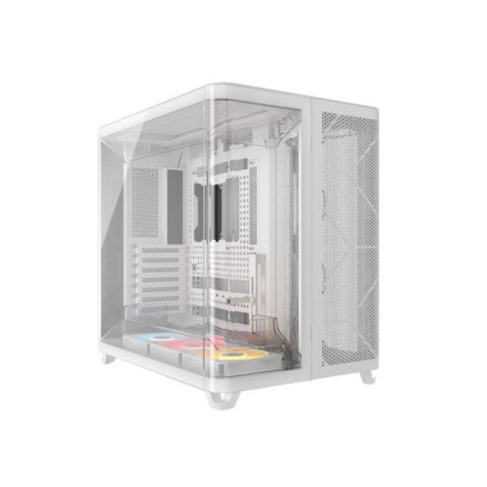 CORSAIR Air 5400 RS-R ARGB Triple Chamber Mid Tower Cabniet ( White )