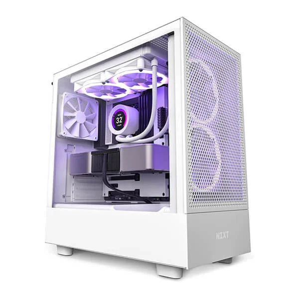 NZXT H5 Flow ATX Mid Tower Cabinet (White)