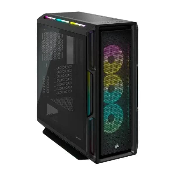 CORSAIR iCUE 5000T RGB EATX Mid Tower Cabinet (Black)