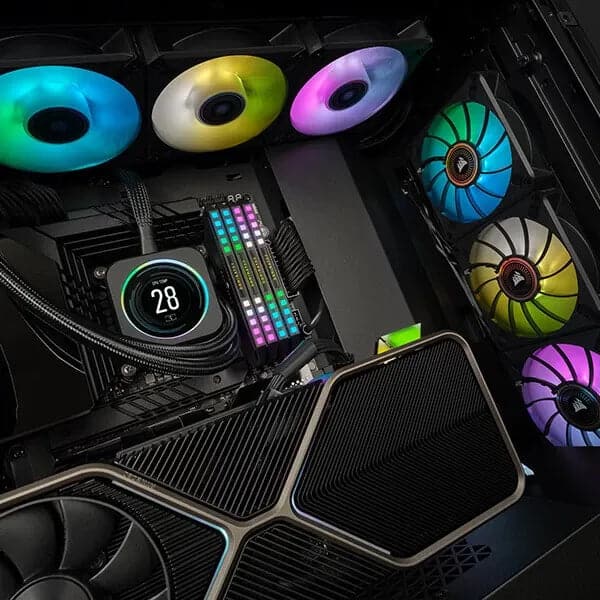 CORSAIR iCUE 5000T RGB EATX Mid Tower Cabinet (Black)