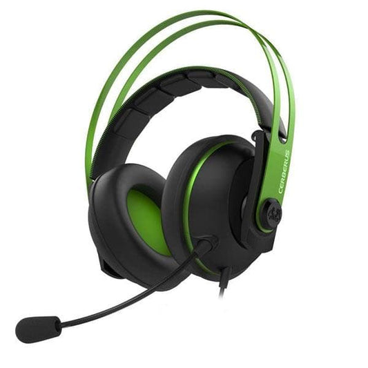 ASUS Cerberus V2 3.5mm Wired Gaming Headphone ( Green ) ( PC / Playstation / Mobile / Xbox )