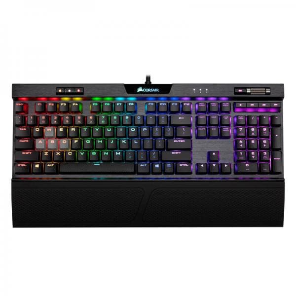CORSAIR K70 MK.2 Rapidfire Full Size Mechanical Wired Gaming Keyboard ( Black ) ( Cherry MX Speed Switch ) ( CH-9109014-NA )