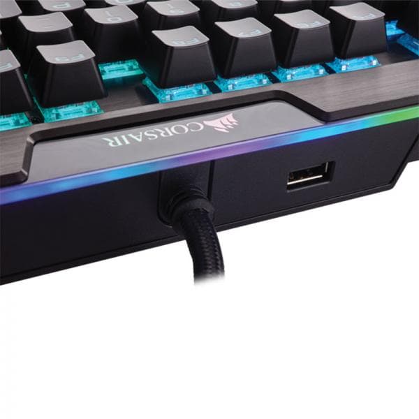 CORSAIR K95 XT Platinum Full Size Mechanical Wired Gaming Keyboard ( Black ) ( Cherry MX Silver Switch )