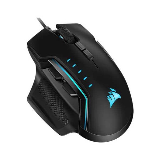 CORSAIR Glaive Wired Ergonomic Gaming Mouse ( CH-9302211-AP ) ( 18000DPI / 7 Buttons ) ( Black )