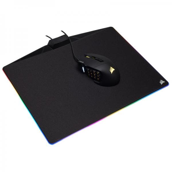 CORSAIR MM800 RGB Polaris Medium Cloth Edition Black Mousepad
