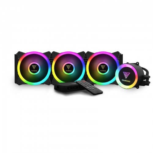 GAMDIAS Chione P2 360R Lite ARGB 360mm CPU Liquid Cooler (Black)