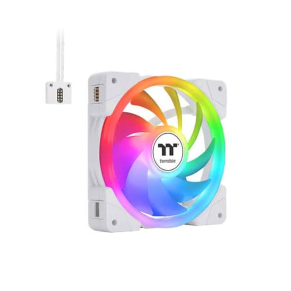 THERMALTAKE Swafan EX12 Wireless ARGB Cabinet Fan ( White) ( Triple Pack )
