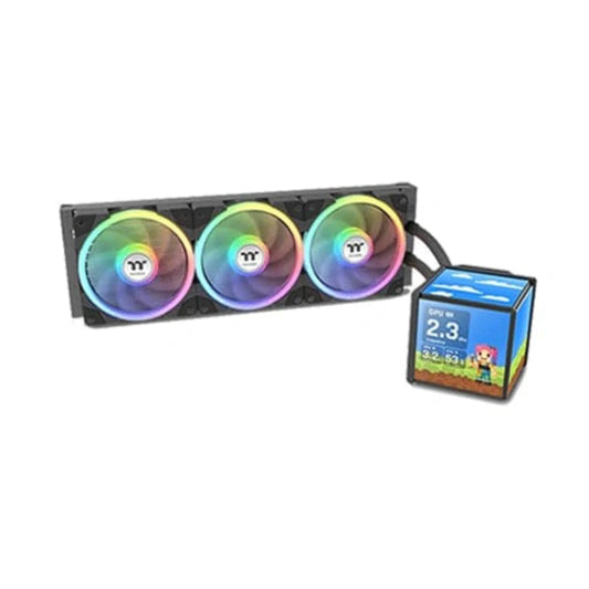 THERMALTAKE Minecube 360 Ultra ARGB Sync 360mm CPU Liquid Cooler ( Black )