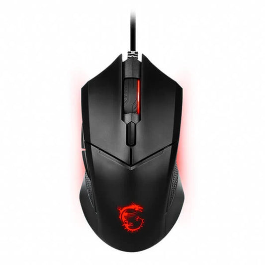 MSI Clutch GM08 Wired Ambidextrous Gaming Mouse ( CLUTCH-GM08 ) ( 4200DPI / 6 Macro Button ) ( Black )