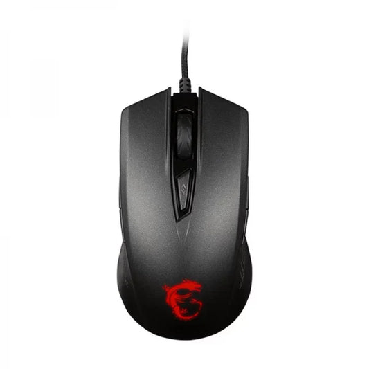 MSI Clutch GM40 RGB Wired Ambidextrous Gaming Mouse ( CLUTCH-GM40 ) ( 5000DPI / 9 Macro Button ) ( Black )