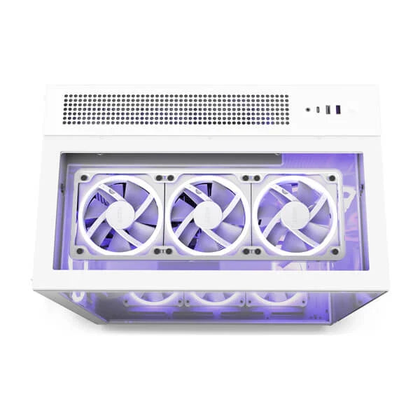 NZXT H9 Elite ATX Mid Tower Cabinet ( White )