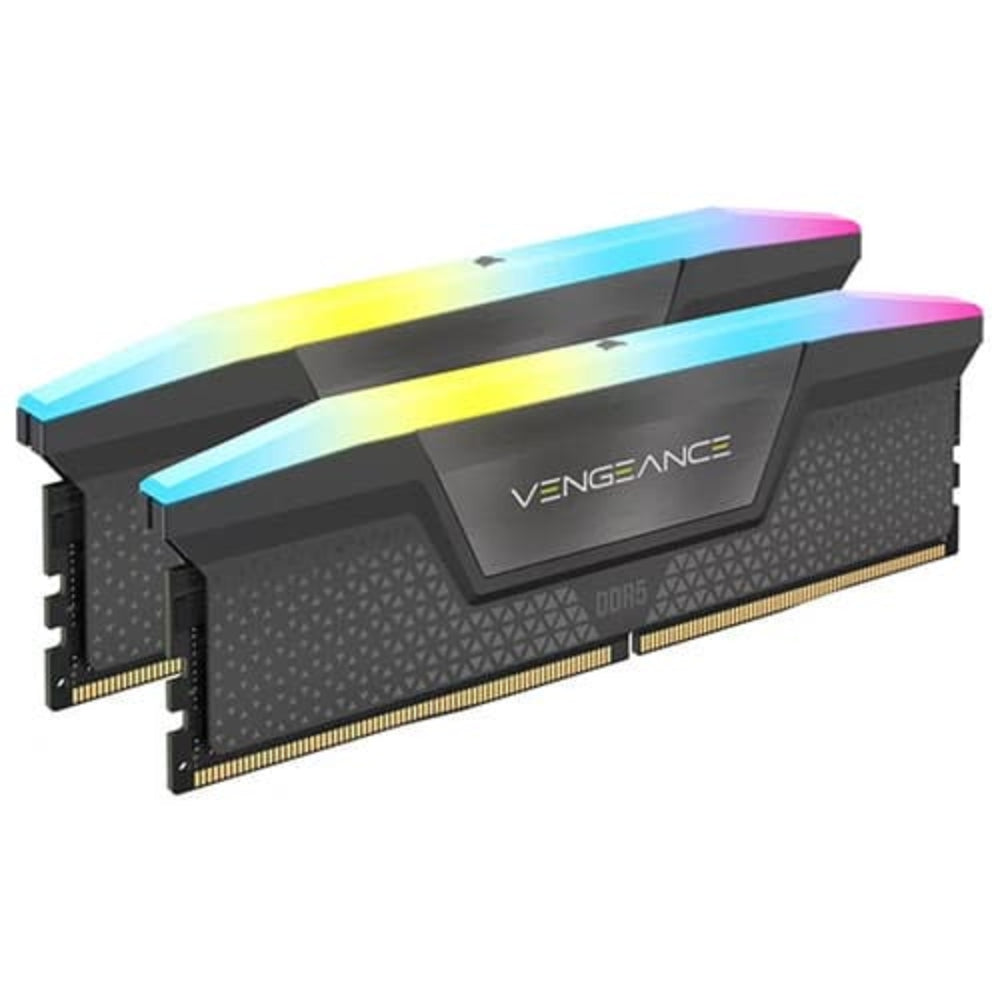 CORSAIR Vengeance RGB 16GB ( 16GB x 1 ) 6000MHz DDR5 RAM ( Black ) ( CL38 )