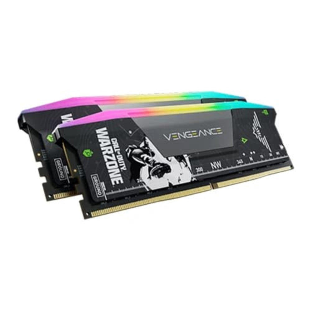 CORSAIR Vengeance Call of Duty Warzone RGB 32GB ( 16GB x 2 ) 6000MHz DDR5 RAM ( Grey ) ( CL30 )