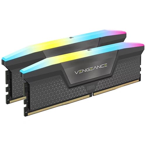 CORSAIR Vengeance RGB 96GB ( 48GB x 2 ) 6000Mhz DDR5 RAM (Grey) ( CL30 )