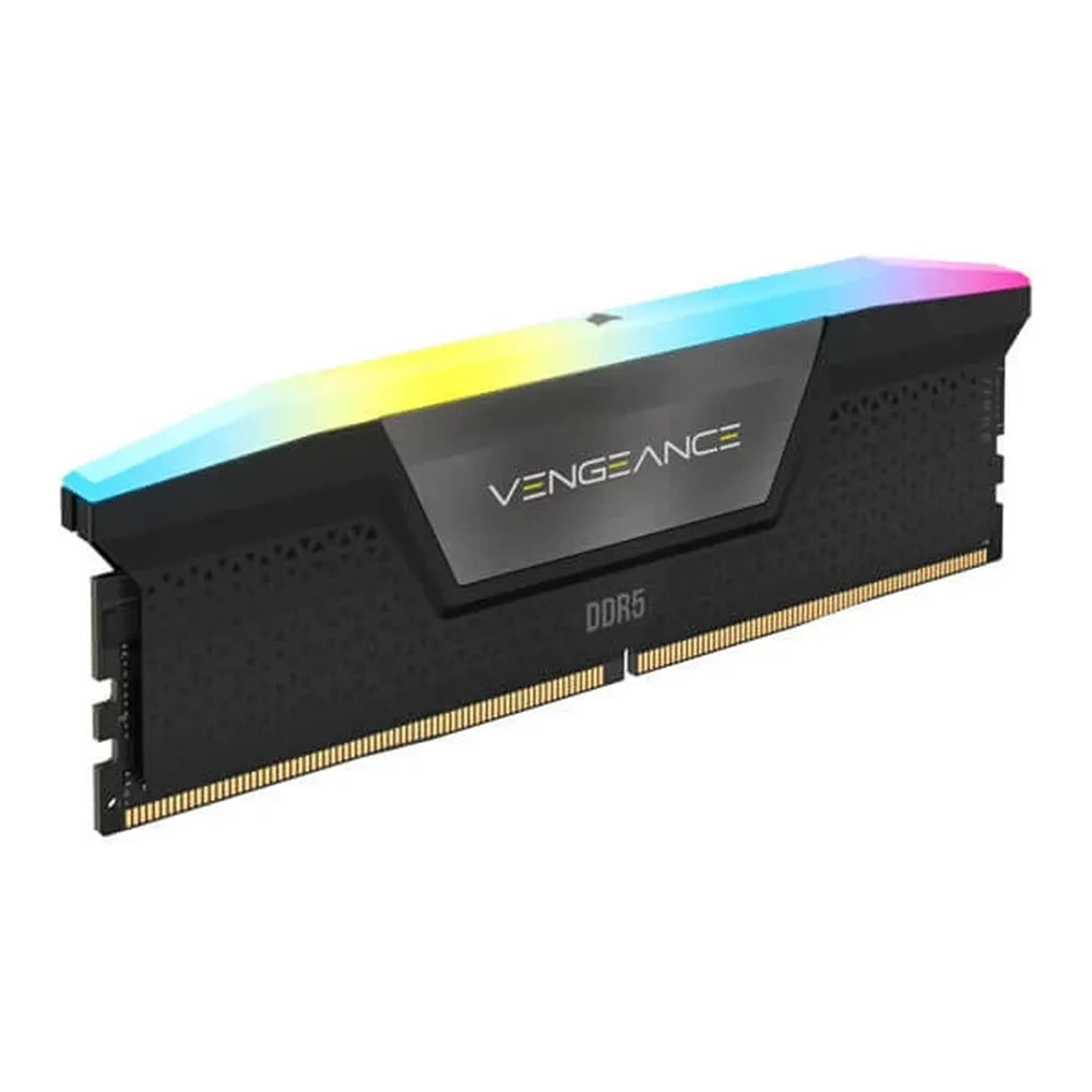 CORSAIR Vengeance RGB 32GB ( 16GB x 2 ) 6000MHz DDR5 RAM (Black) ( CL36 )